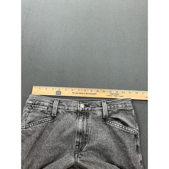 Levi's 94 Baggy Wide Leg Jeans Womens 28 Gray Acid Wash High Rise Denim 90s - Picture 5 of 13